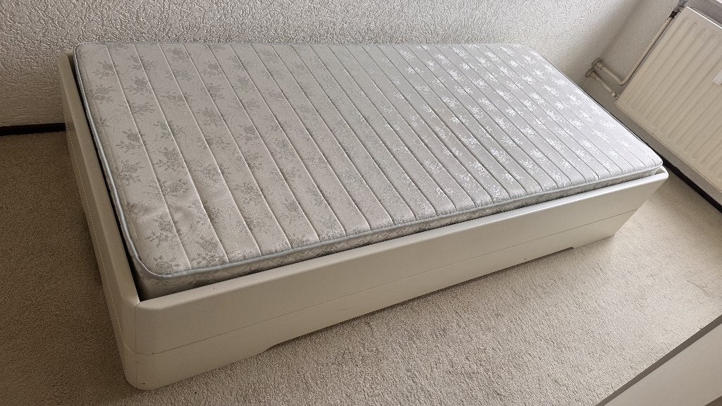 Compleet AUPING eenpersoonsbed - amper gebruikt, Ophalen, Gebruikt, 90 cm, Eenpersoons