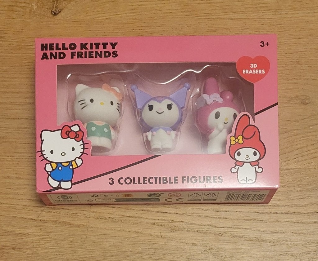 Nieuw! Hello Kitty 3x speelfiguren, Ophalen of Verzenden, Nieuw