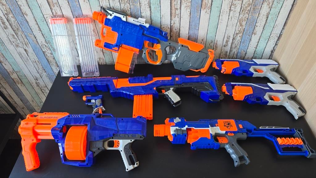 Grote Nerf Blaster Collectie, Ophalen, Zo goed als nieuw, Jongen of Meisje