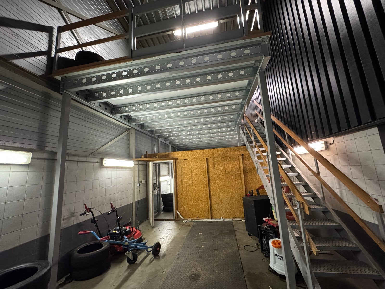 Entresolvloer 4.8m x 10m, Zakelijke goederen, Kantoor en Winkelinrichting | Magazijn, Stelling en Opslag, Ophalen
