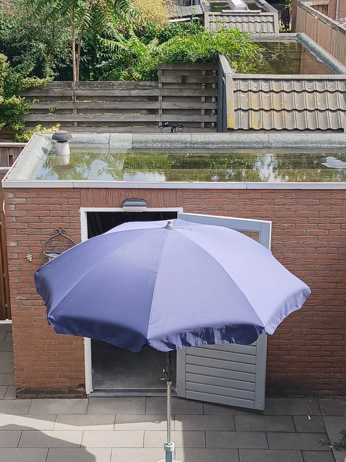 mooie parasol, Tuin en Terras, Ophalen, Gebruikt, Kantelbaar, 1 tot 2 meter