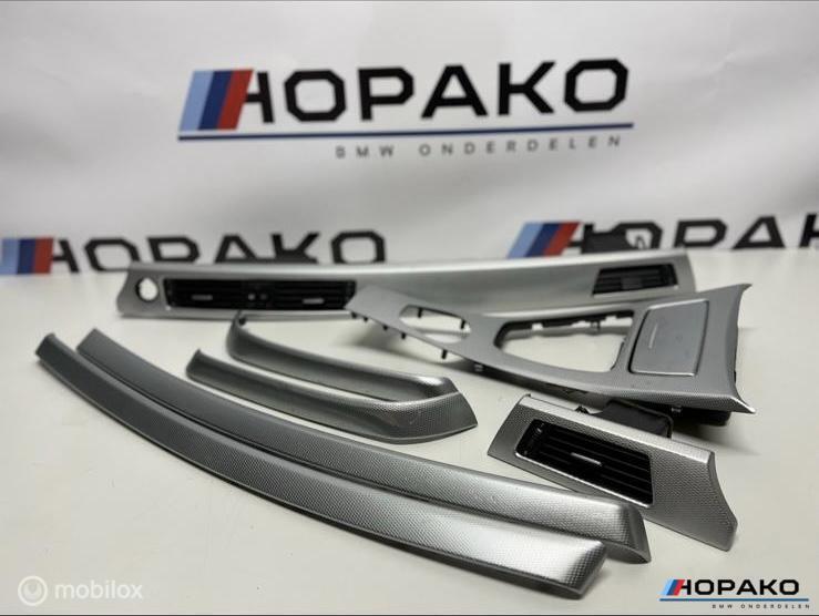 Interieurlijsten set BMW E90 E91 3 serie - Aluminium M cube, Auto-onderdelen, Interieur en Bekleding, Gebruikt, Ophalen of Verzenden