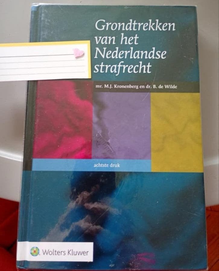 Grondtrekken van het Nederlands strafrecht, Boeken, Studieboeken en Cursussen, Zo goed als nieuw, HBO, Alpha, Ophalen of Verzenden