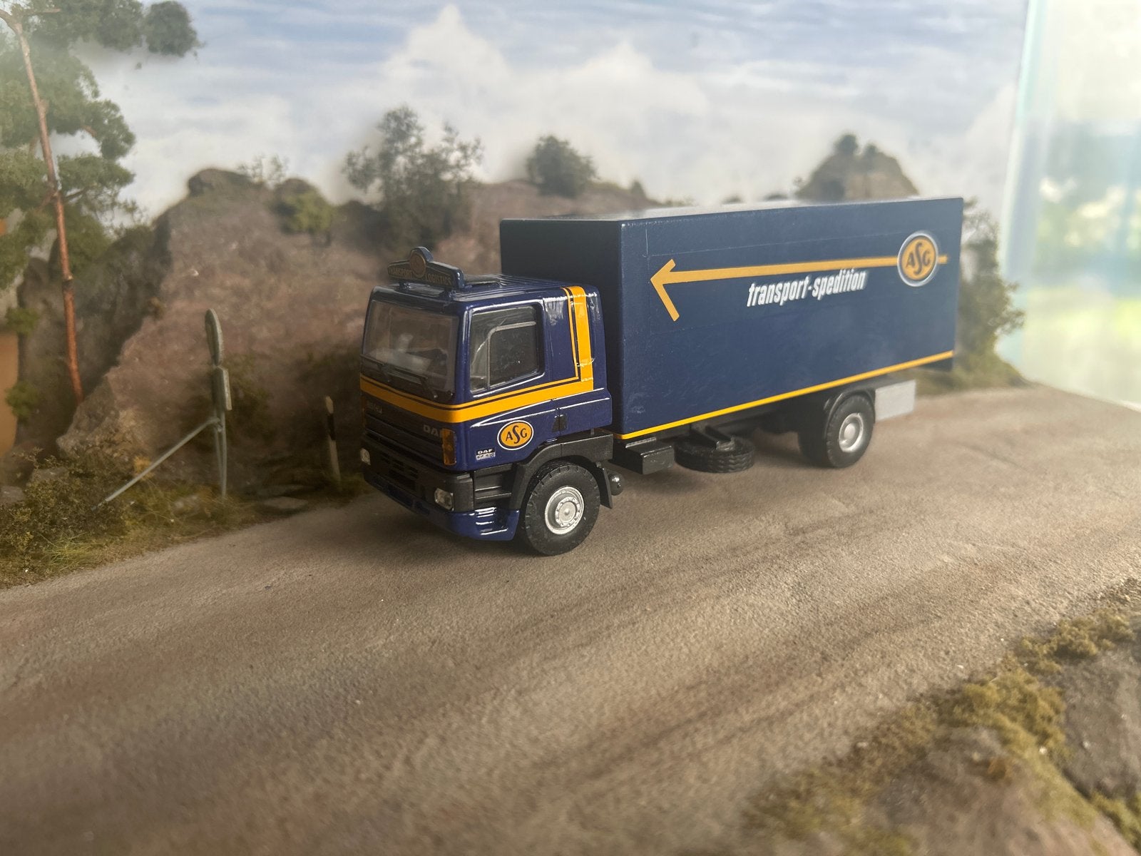 DAF Transport Spedition vrachtwagen model schaal 1:50, Ophalen, Zo goed als nieuw, Bus of Vrachtwagen