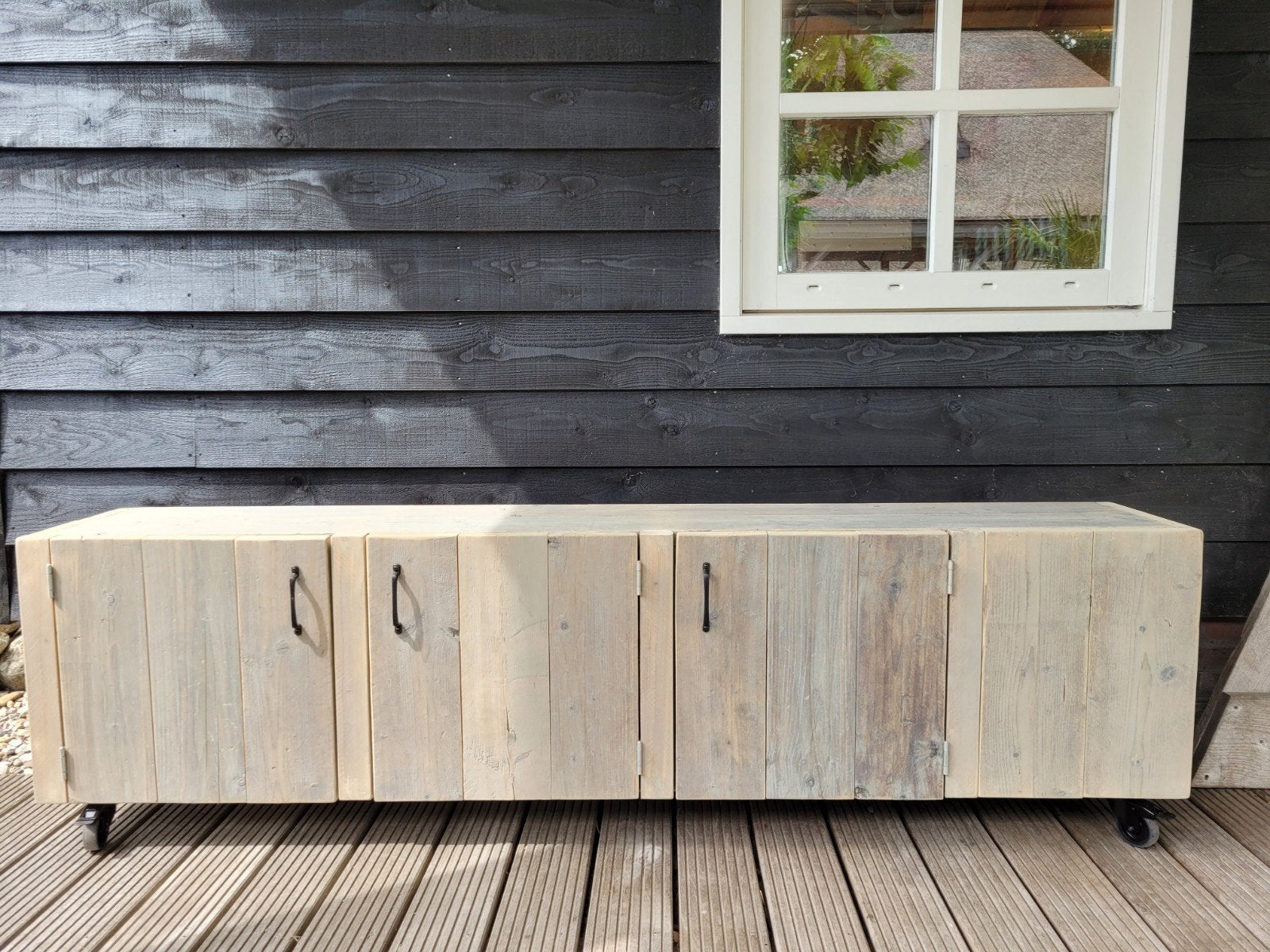 TV meubel, Minder dan 50 cm, Nieuw, Ophalen of Verzenden, Stoer, landelijk