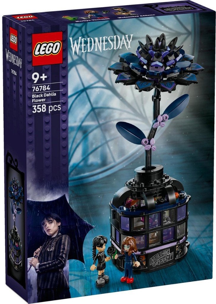 LEGO 76784 - Wednesday Zwarte Dahlia, Overige thema's, Lego, Inclusief instructies, Ophalen of Verzenden