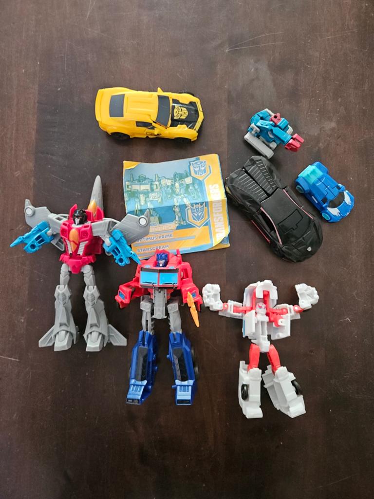Transformers Figuren Collectie - Optimus Prime, Starscream, Verzamelen, Transformers, Ophalen of Verzenden, Gebruikt, Autobots
