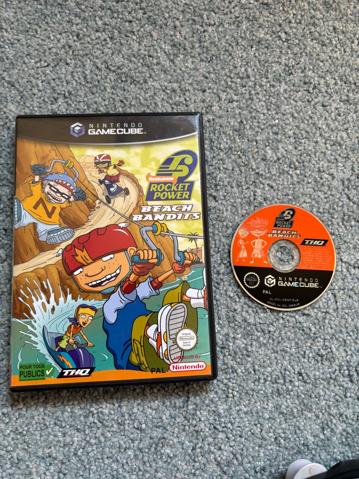 Nickelodeon Rocket Power Beach Bandits GameCube, Gebruikt, 1 speler, _, _