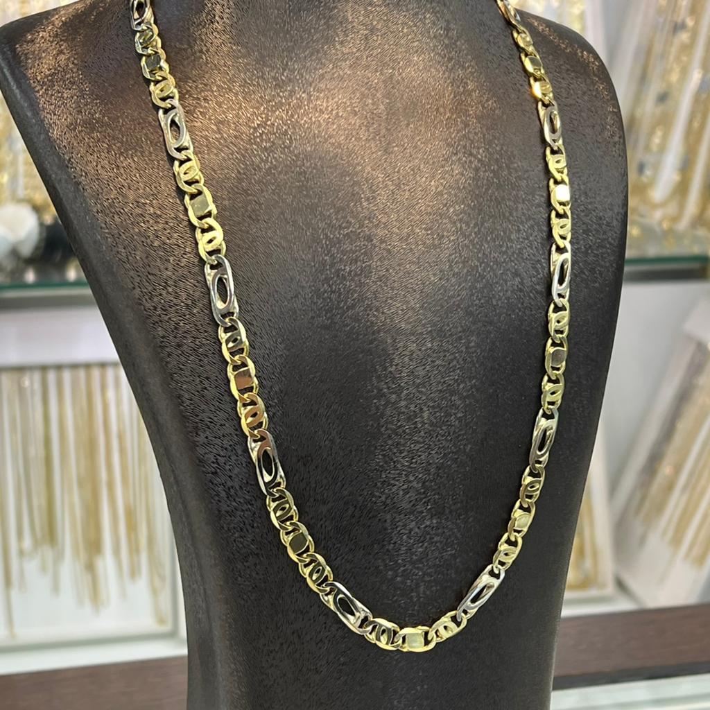 18 karaat gouden ketting massief 65 gram, Ophalen of Verzenden, Zo goed als nieuw, Goud