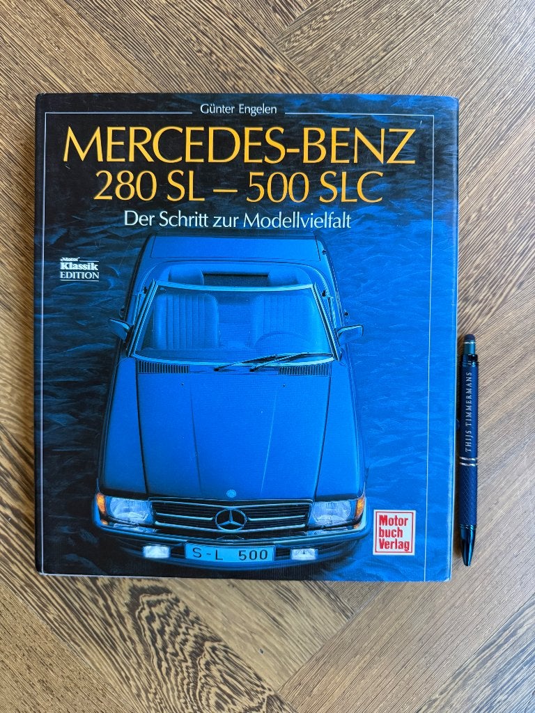 Boek Mercedes-Benz SL-klasse R107 SLC-klasse C107 1991, Zo goed als nieuw, Mercedes-Benz, Mercedes, Ophalen of Verzenden