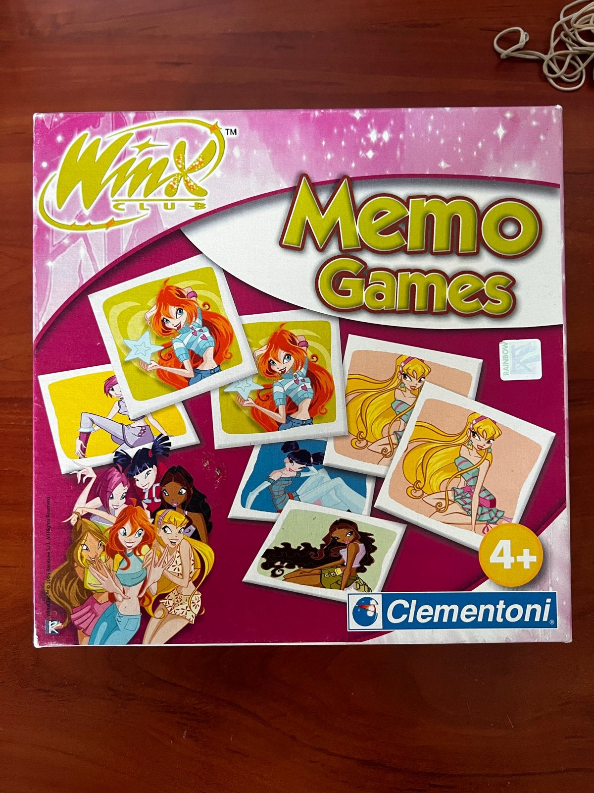 Winx Club Memo Games - Clementoni Geheugenspel, Een of twee spelers, Ophalen of Verzenden, Zo goed als nieuw