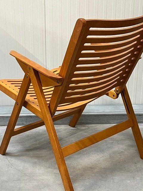 Rex fauteuil Niko Kralj klapstoel vintage design retro stoel, Gebruikt, ., Minder dan 75 cm, Vintage
