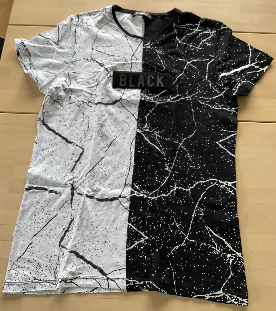 SCAMM T-shirt, Ophalen of Verzenden, Zo goed als nieuw, Maat 48/50 (M), Zwart