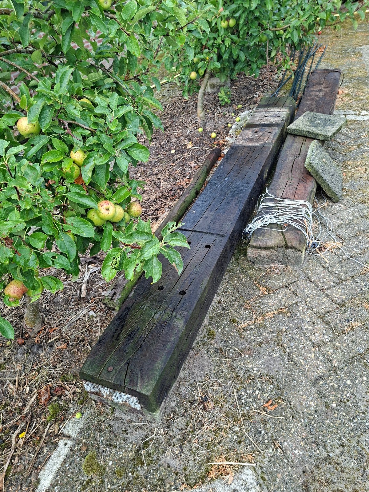 te koop zware spoorbielzen, Ophalen, Minder dan 180 cm, Palen