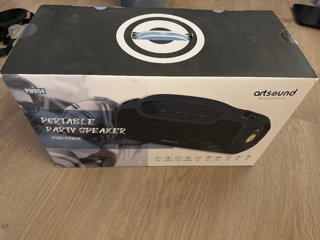 Artsound PWR04 speaker, Nieuw, Ophalen of Verzenden, Draagbare speaker, AUX-ingang