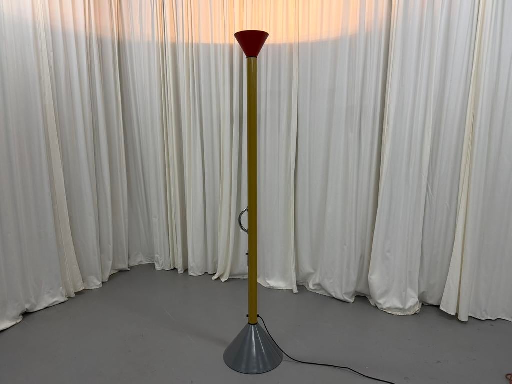 Callimaco Artemide Sottsass vloerlamp, Ophalen, Zo goed als nieuw, Italiaans/memphis, Metaal