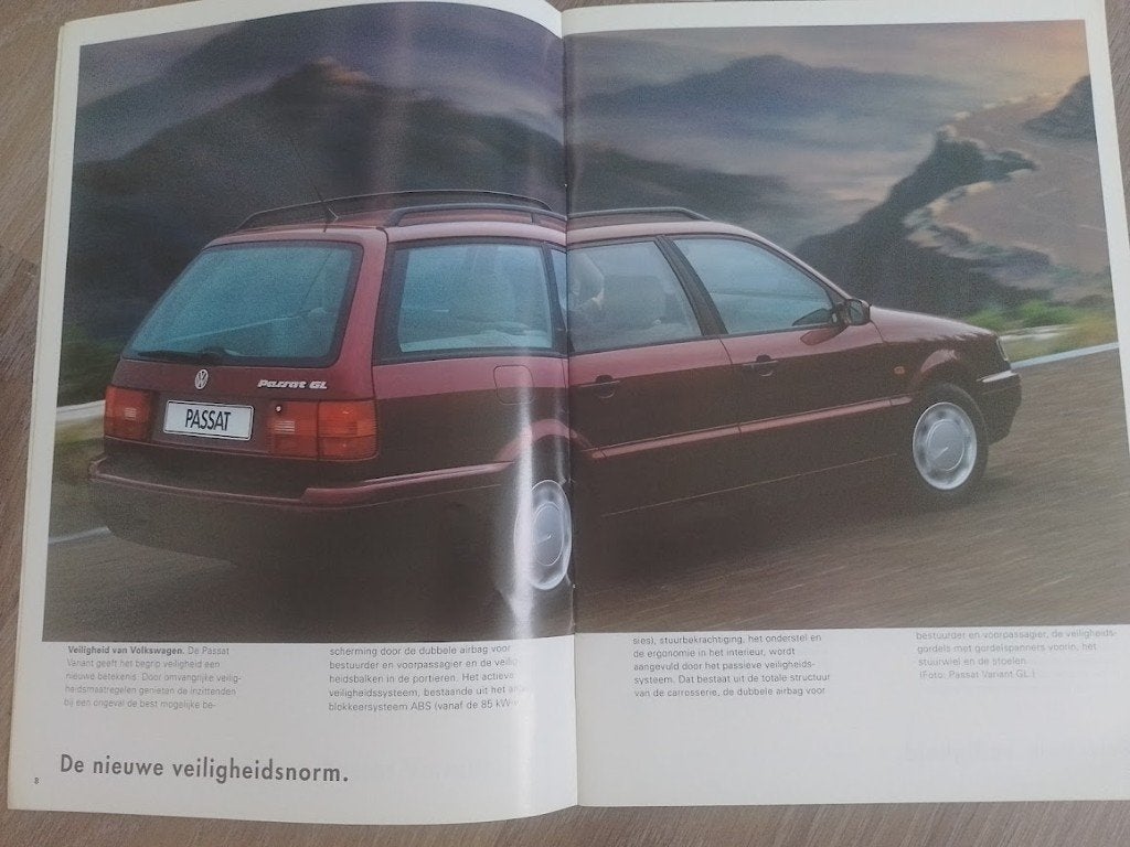VW Volkswagen Passat variant B4 autofolder, Ophalen of Verzenden, Nieuw, Volkswagen