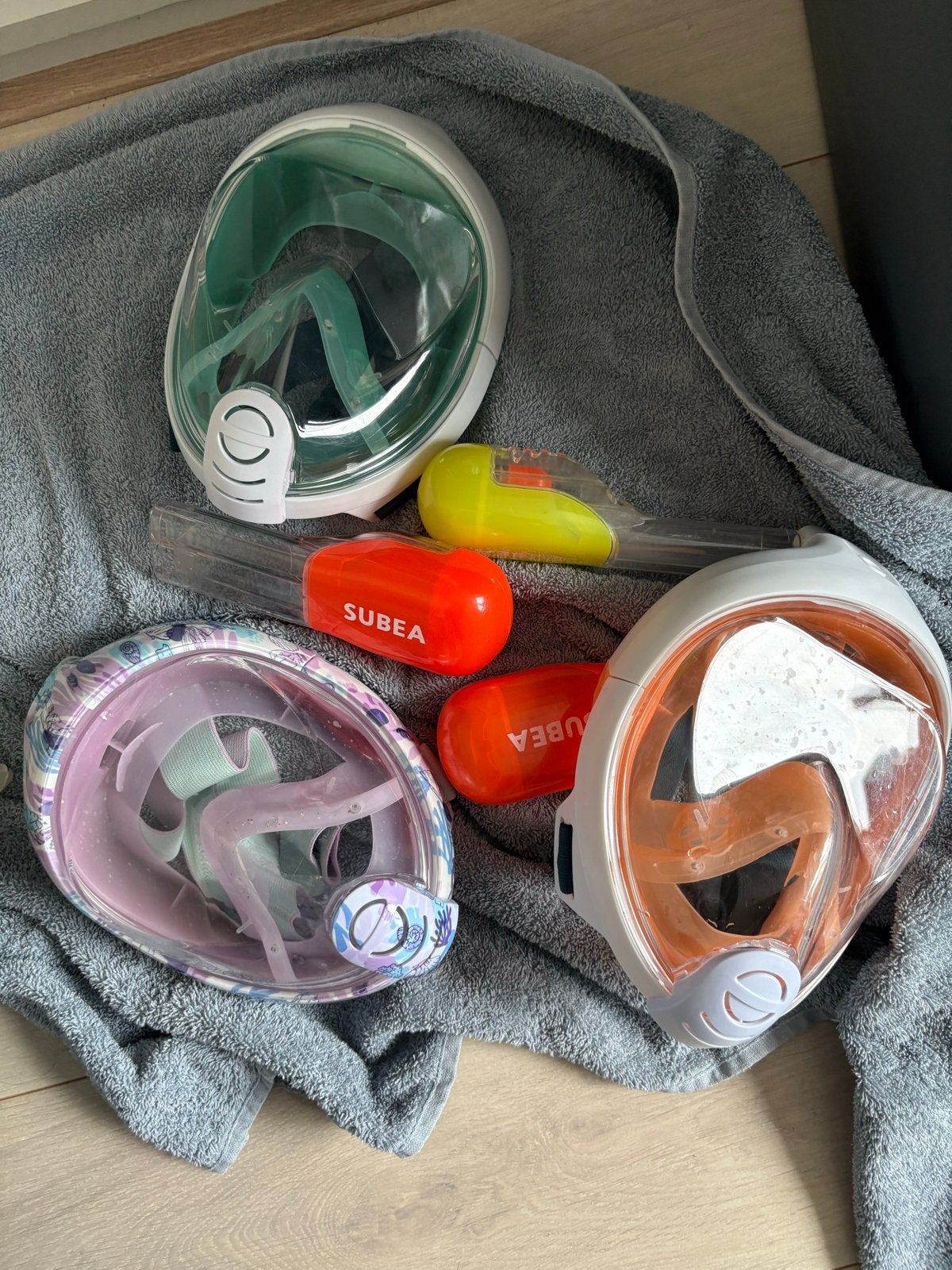 Decathlon Easybreath snorkelmasker junior maat XS, Ophalen of Verzenden, Zo goed als nieuw, Snorkelmasker