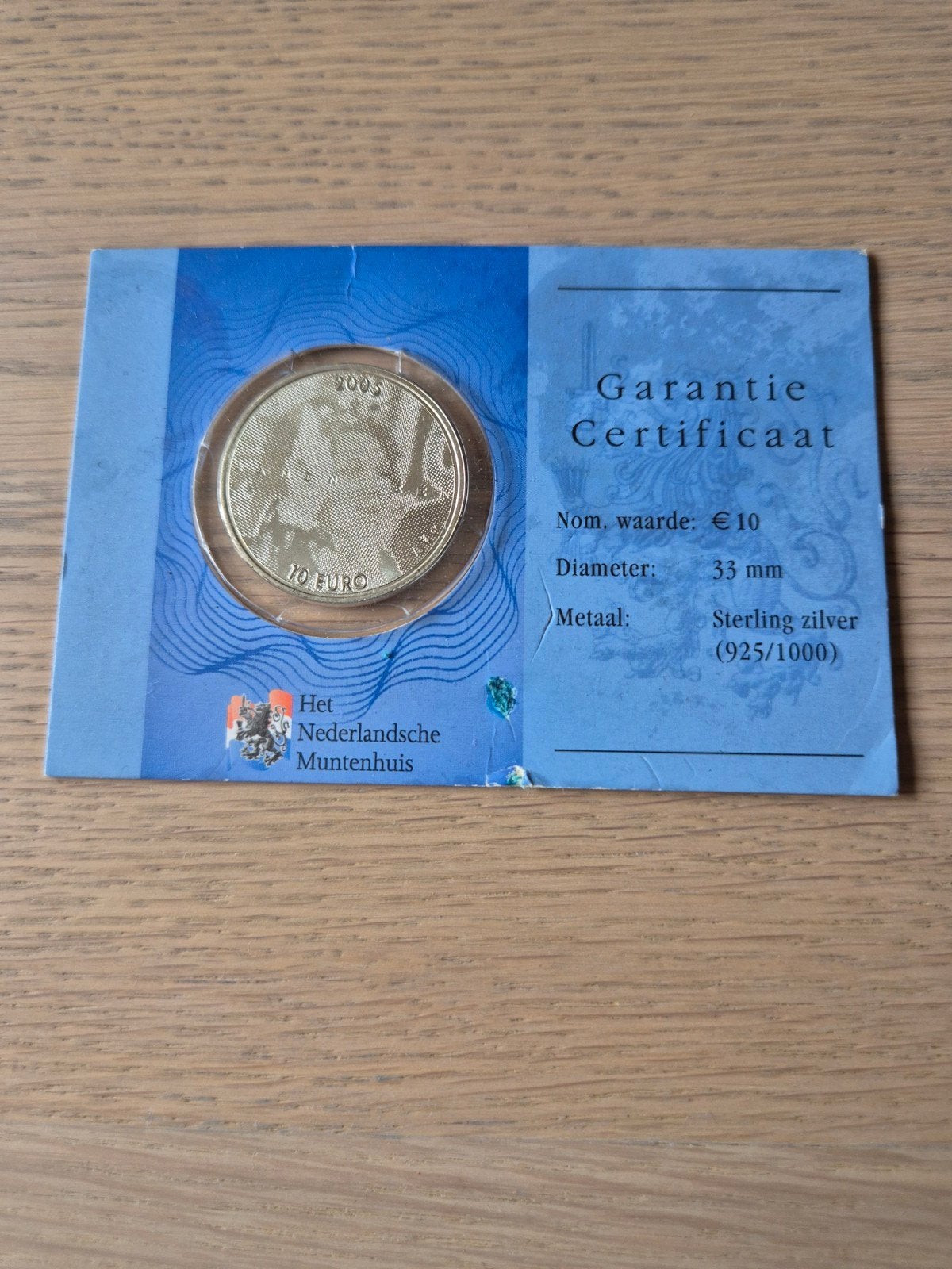 10 euro zilver 2005 beatrix, Ophalen of Verzenden, Overige landen, 10 euro, Zilver