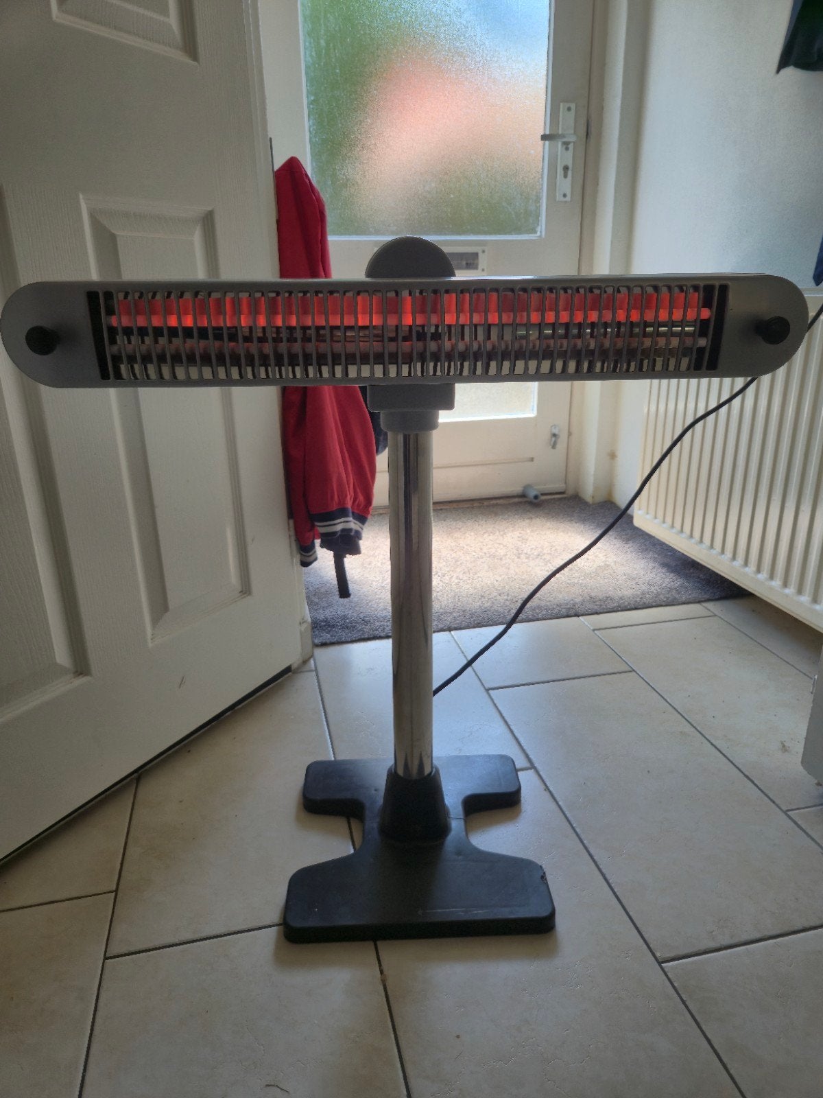 Terrasheater / Heater 750W en 1500W, Gebruikt, Waterbestendig, Vloer, Ophalen