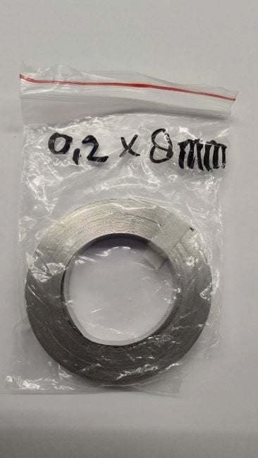 Nikkel strip. 0.2mm x 8mm x 2 meter. 18650 accu spot lassen, Ophalen of Verzenden, Nieuw
