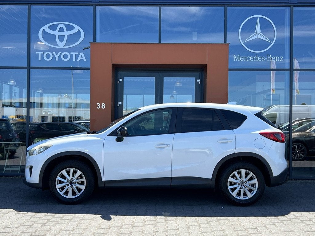 Mazda CX-5 2.0 TS+|Trekhaak|NAvi|PDC|Clima|Bluetooth|APK2027, Voorwielaandrijving, 4 cilinders, 1290 kg, Wit