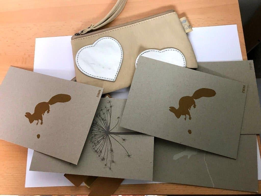 Mooi Zusss pakket met tasje en kaartjes, Sieraden, Tassen en Uiterlijk, Tassen | Damestassen, Verzenden, Zo goed als nieuw, Handtas