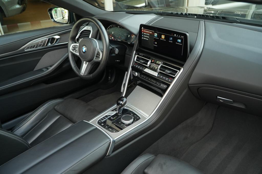 BMW 8 Serie 840i X Drive I M-sport I ACC I Sanremo groen, Auto's, Automaat, Gebruikt, Cabriolet, Lichtsensor