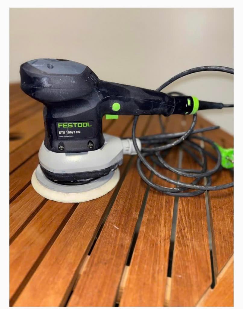 Festool ETS 150/3 EQ Excentrische Schuurmachine, Ophalen of Verzenden, Gebruikt, Minder dan 600 watt, Excentrische schuurmachine