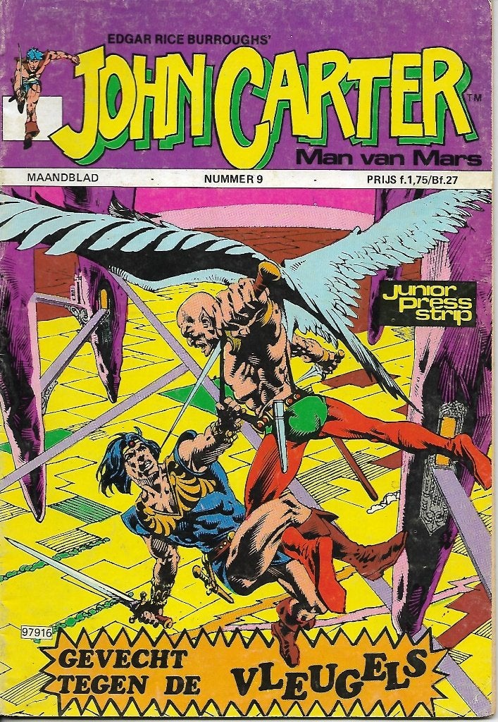John Carter Man van Mars - Nr. 9: Gevecht tegen de vleugels, Boeken, Strips | Comics, Eén comic, Ophalen of Verzenden, Gelezen