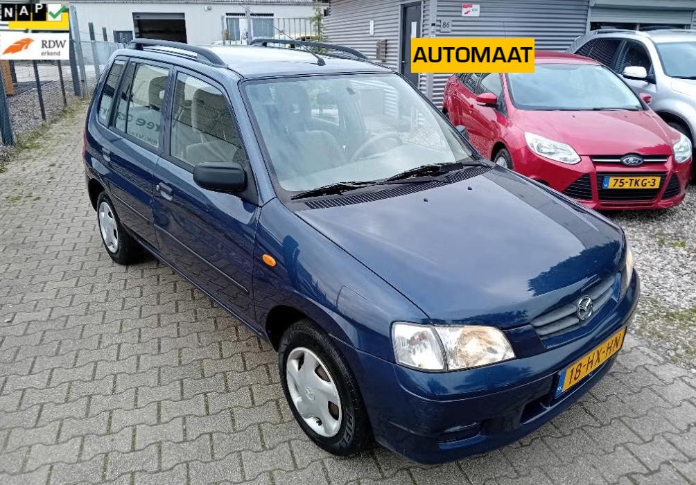 Mazda Demio 1.5 Touring AUTOMAAT! AIRCO! BJ2002 APK 2027, Auto's, 410 kg, Origineel Nederlands, Bedrijf, Grijs