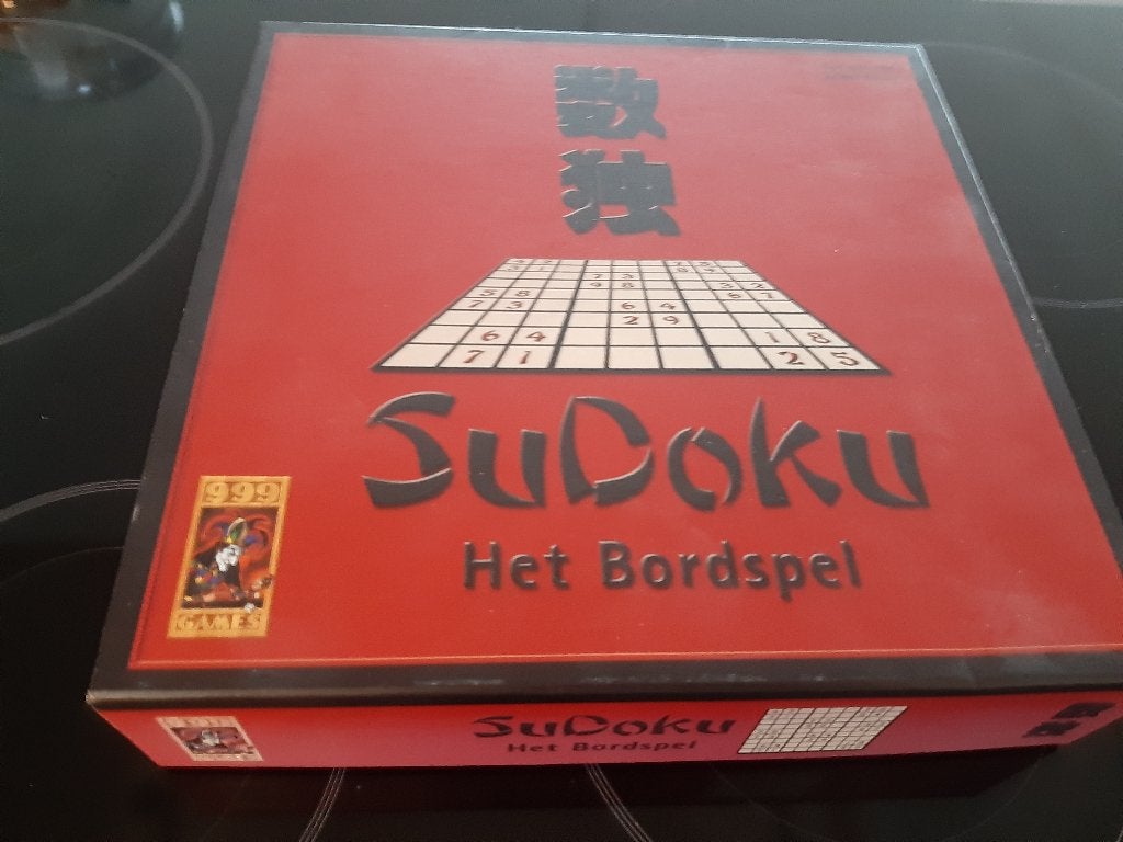Sudoku - het bordspel incl. Sudoku Kids, Ophalen, Zo goed als nieuw