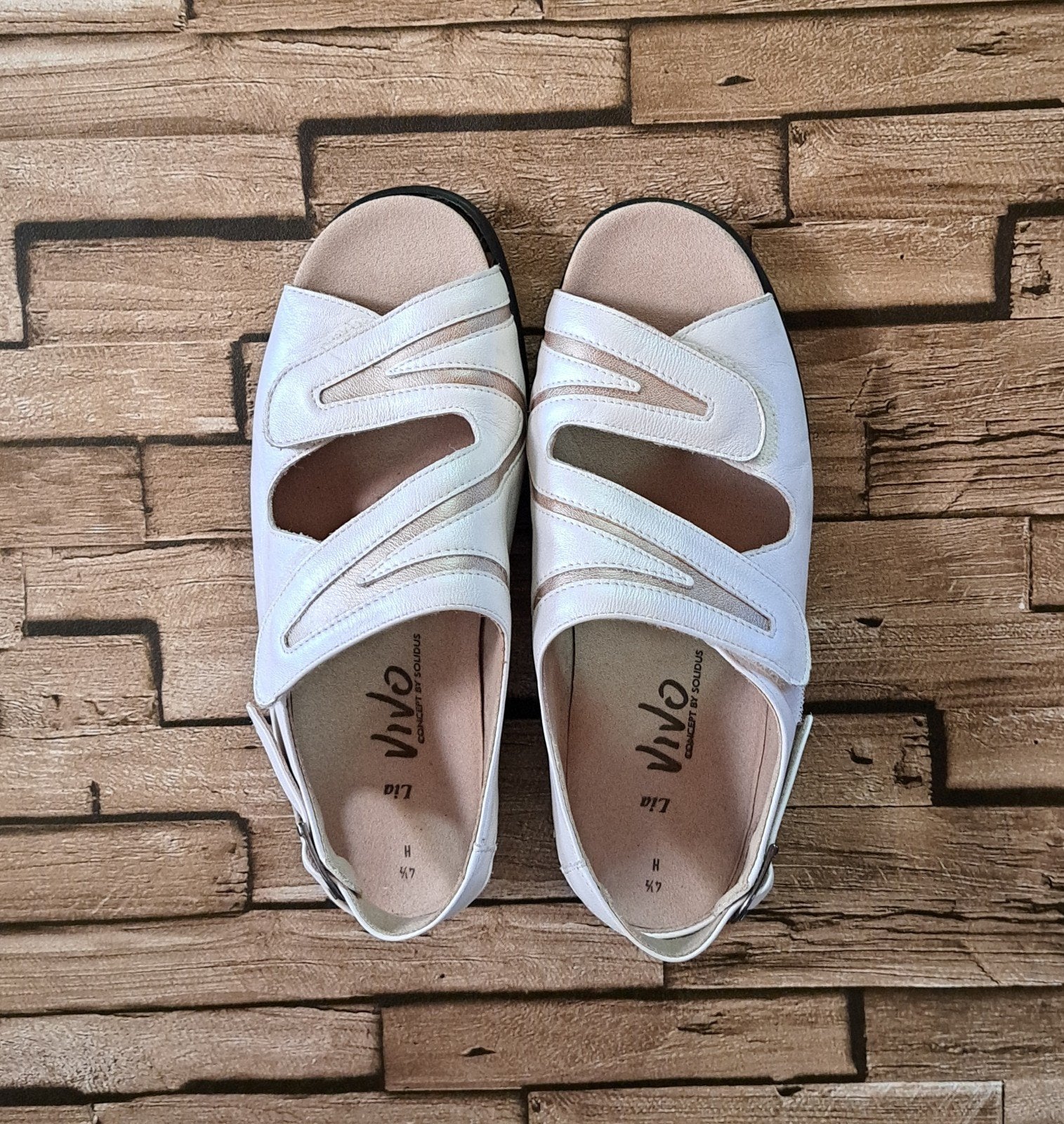 Solidus,  Vivo- Lia sandalen, maat 37,5, Kleding | Dames, Schoenen, Verzenden, Wit, Solidus Vivo, Sandalen of Muiltjes