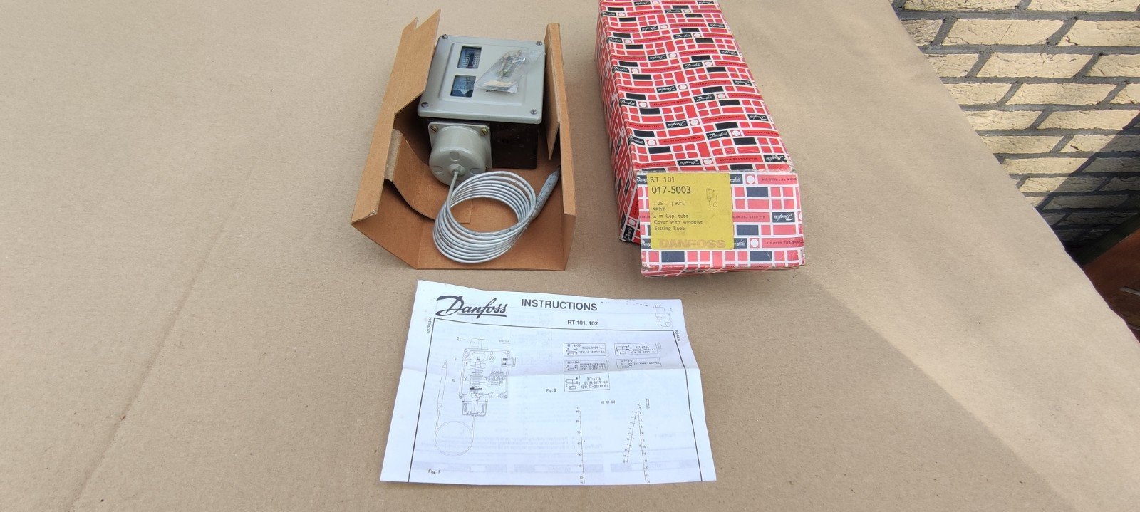 Danfoss RT 101 Temperatuurregelaar - Nieuw in doos, Ophalen of Verzenden, Nieuw