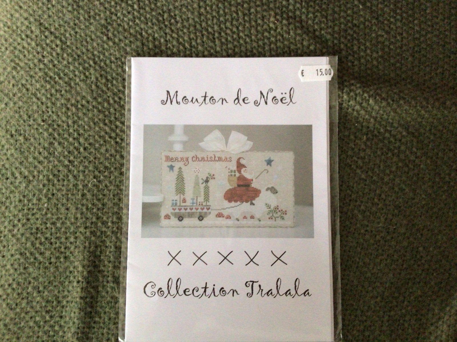 Borduurpatroon Mouton de Noël - Kerst, Ophalen of Verzenden, Nieuw, Handborduren, Patroon