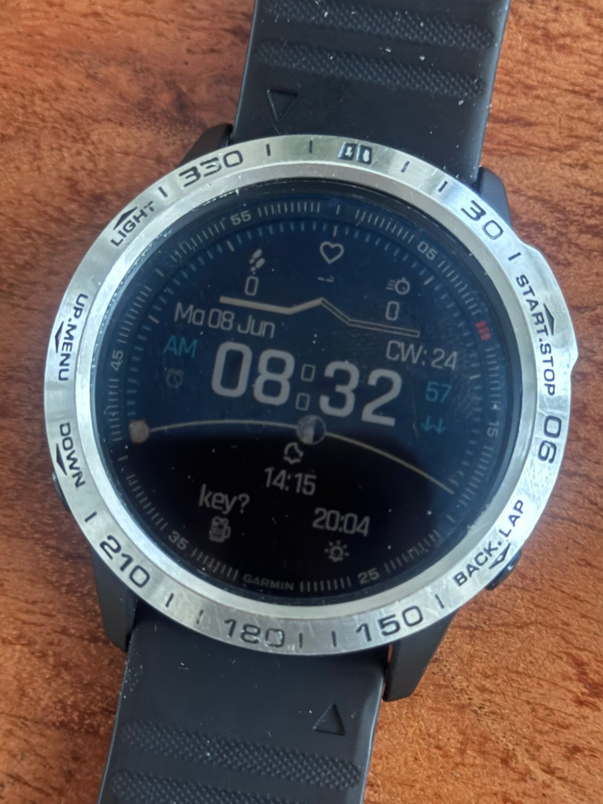 Garmin Fenix 6X Pro, Zwart, Ophalen of Verzenden, Zo goed als nieuw, Waterdicht