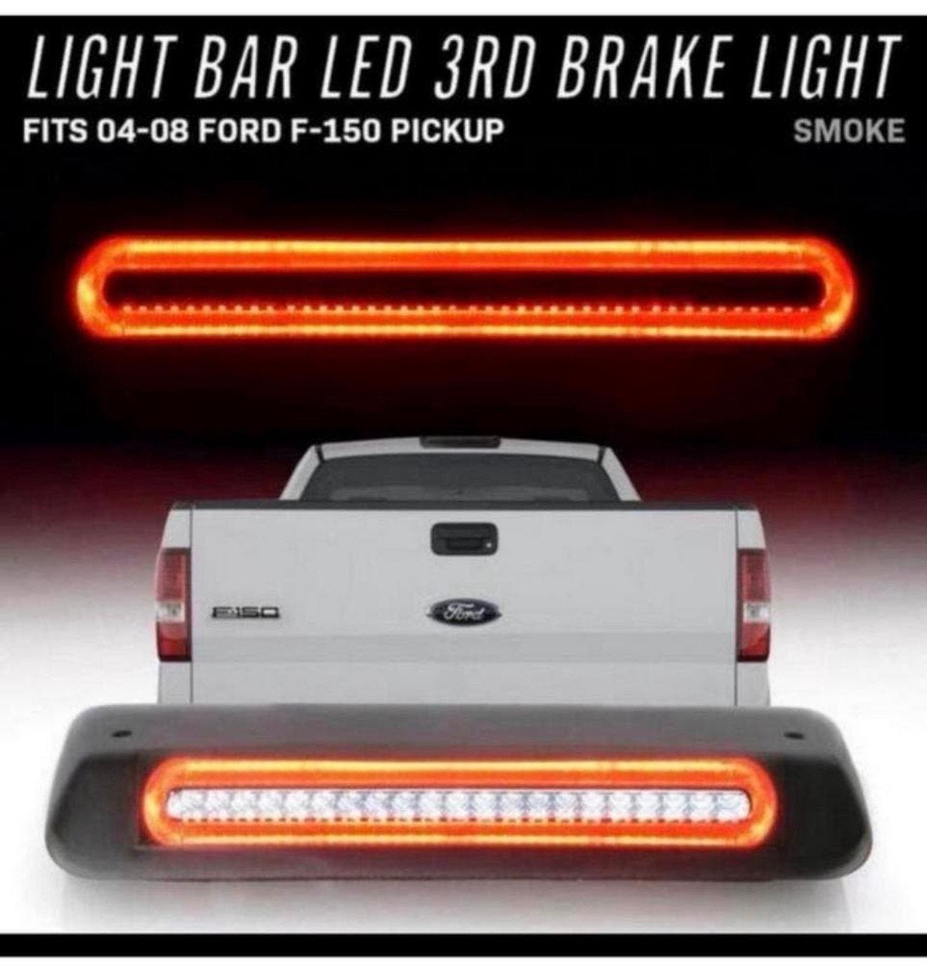 2 in 1 SMOKE Lamp LED 3e Remlicht 04-08 Ford F150 licht set, Ophalen of Verzenden, H, H, H