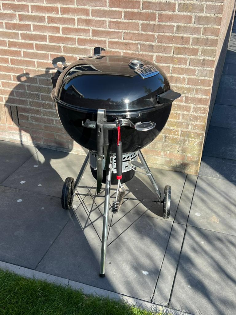 Weber master-touch premium SE GBS E-5770 zwart, Ophalen, Zo goed als nieuw, Met accessoires