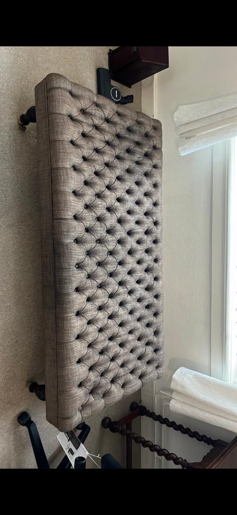 Prachtige chique hocker, Huis en Inrichting, Vierkant, Zo goed als nieuw, Minder dan 50 cm, 50 tot 100 cm