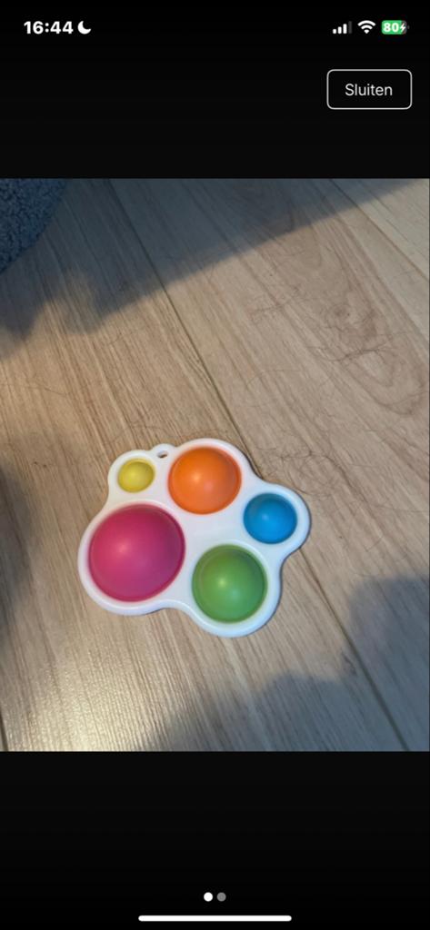 Kleurrijke Dimple Fidget Toy, Kinderen en Baby's, Speelgoed | Overig, Zo goed als nieuw, Jongen of Meisje, Ophalen of Verzenden