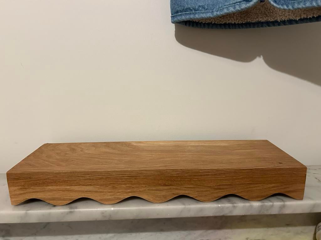 Wandplank (3x) golvend Sostrene Grene massief eikenhout, Ophalen of Verzenden, Zo goed als nieuw