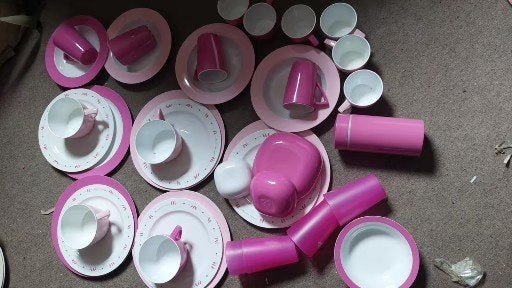 camping servies mepal, Caravans en Kamperen, Kampeeraccessoires, Ophalen of Verzenden, Gebruikt