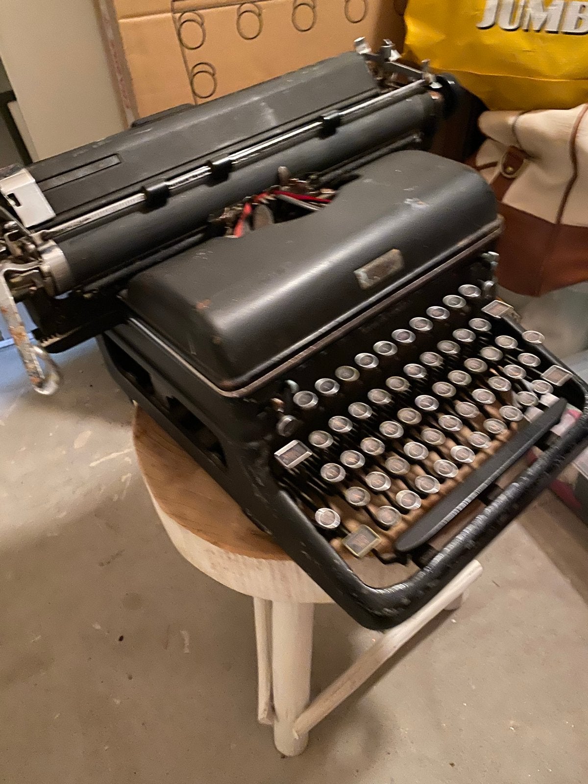 Oude typemachine decoratief, Diversen, Ophalen, Gebruikt
