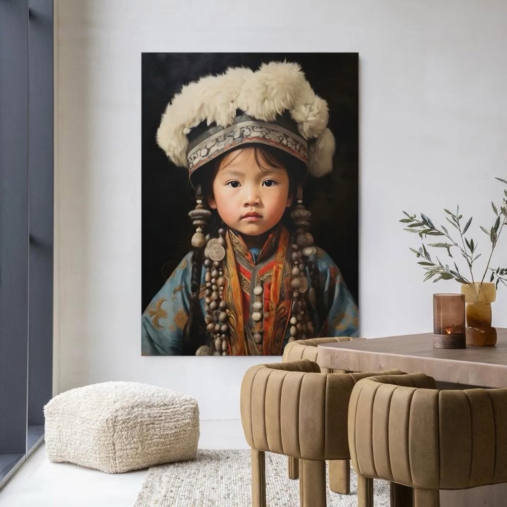 Wanddeco Traditional Child -1, Ophalen, 110 cm, Nieuw, UrbanCotton
