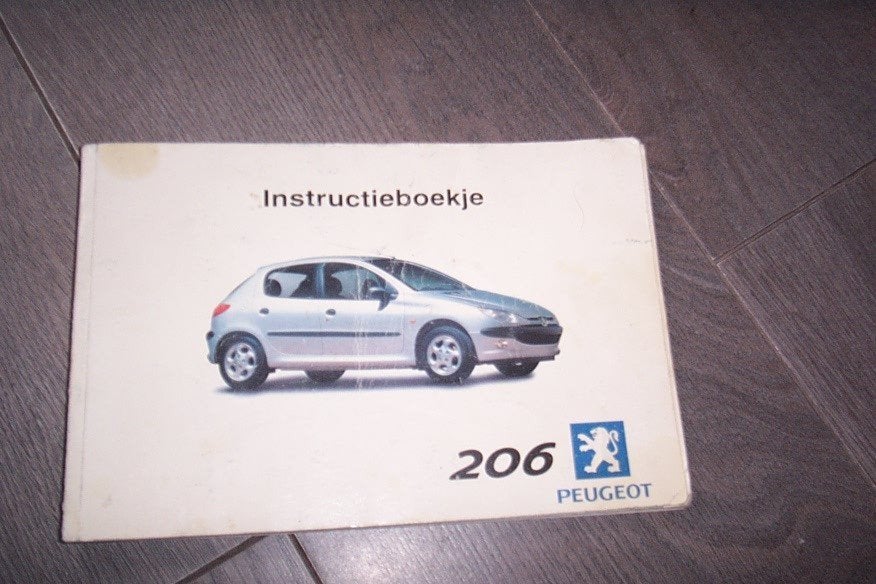 Gebruikershandleiding voor PEUGEOT 206  1998/2006, Ophalen of Verzenden