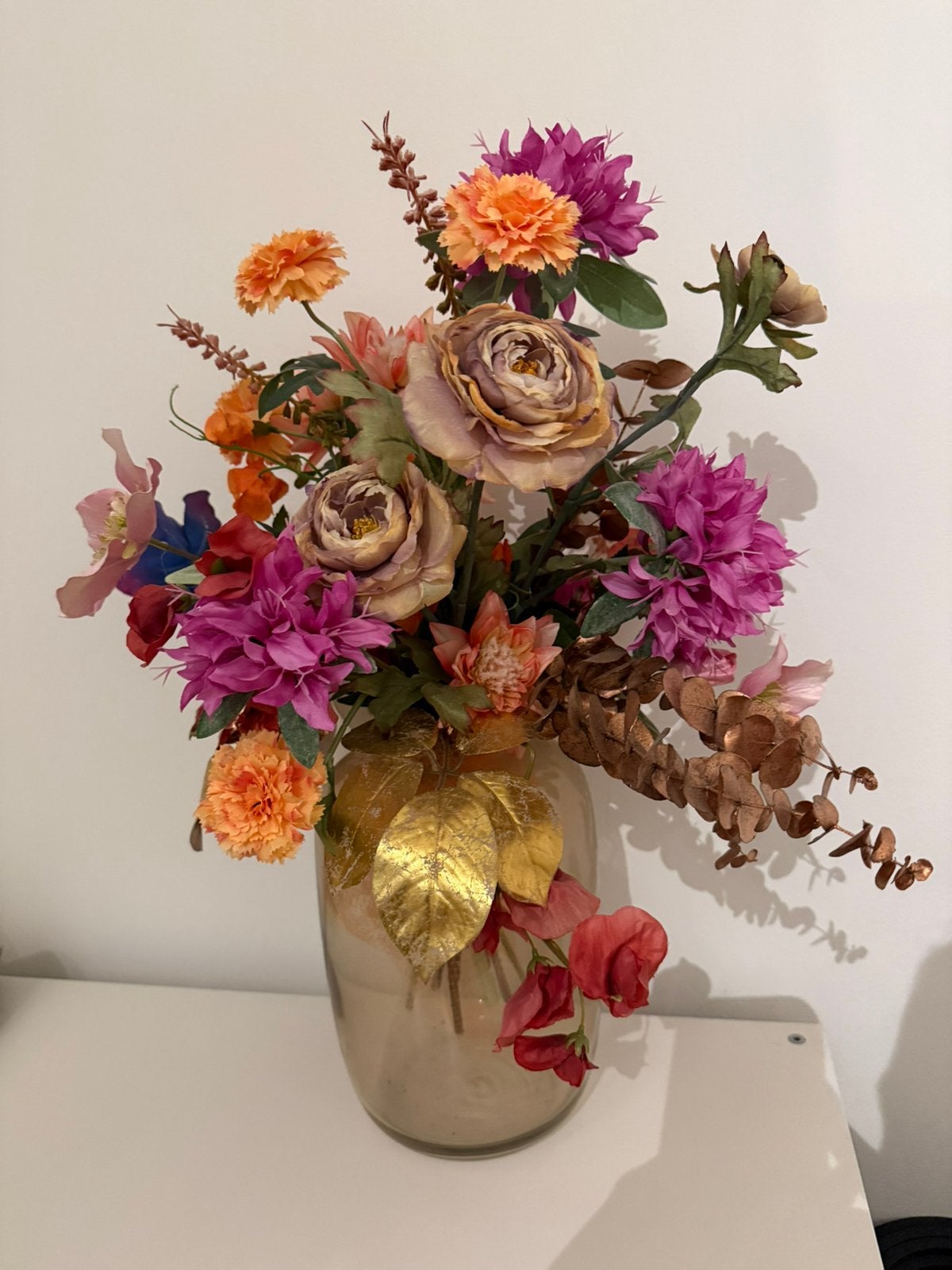 Zijde bloemen, Ophalen of Verzenden, Zo goed als nieuw