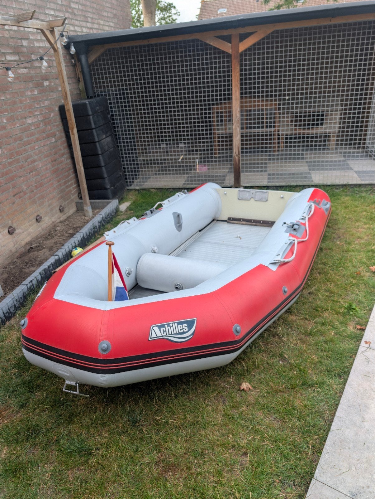 Achilles rubberboot 330, Watersport en Boten, Rubberboten, Aluminium, Ophalen