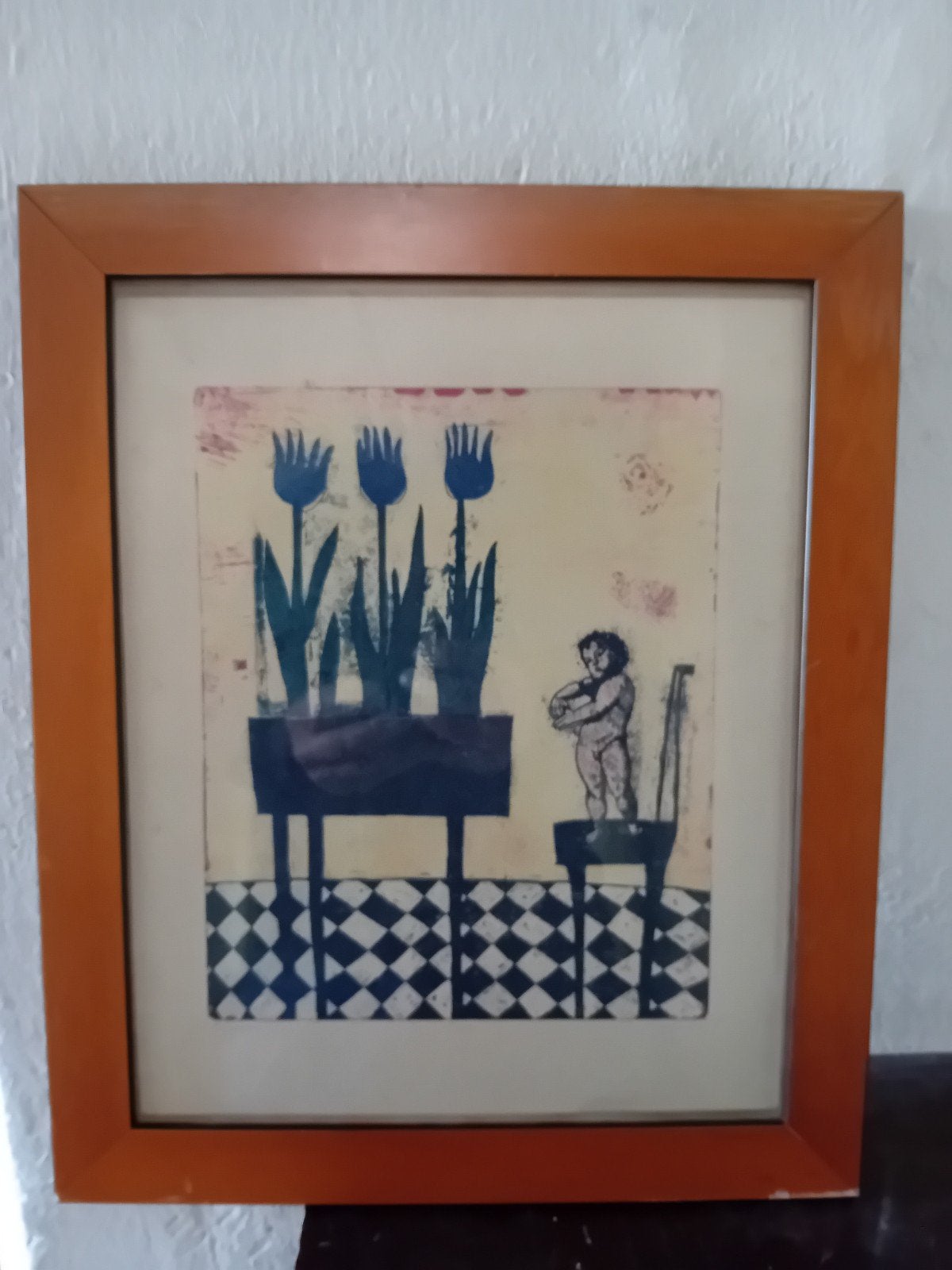 Zeefdruk Eliza Kopec - Primavera 1992, Gesigneerd, 1950 - 1999, Ophalen of Verzenden, Flora en Fauna