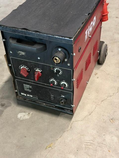 Tico lasmachine 210 amp, Ophalen of Verzenden, Gebruikt, 150 tot 250 ampère, Co2