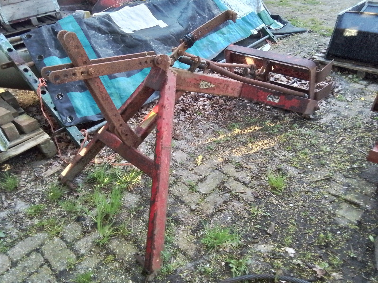 te koop achterlader met mestriek, Ophalen